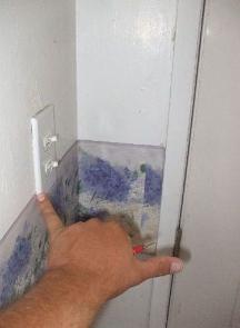 Something often overlooked, a switch hidden behind a door, if you needed to turn your lights on in a hurry, what would you do?