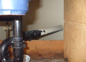 why oh why did the builder install a drain that ran UpHill??? the prior owner probably dealt with clogged and leaking drains for years...ugh